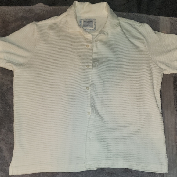 Denim & Flower Other - Denim & Flower Cream Button Down Shirt
